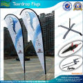 Custom flying wind teardrop flag banner